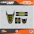 thumbnail image 4 of Kalair GFX Graphics Kit for Honda CRF80 (2011-2016) Lightning Series, 4 of 5