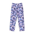 thumbnail image 6 of Uemuo Skull star crystal Pattern Men's Wide Leg Palazzo Lounge Pants with Pockets Light Weight Loose Comfy Casual Pajama Pants-XX-Large, 6 of 9