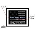 thumbnail image 5 of Thin Blue Line framed Police officer gift Art, 5 of 7