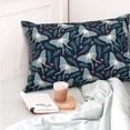 thumbnail image 4 of Pofeuu Glowing Butterfly Print Polyester Microfiber Plush Pillowcases, Super Soft and Cozy Pillow Case Covers with Envelop Closure（Pillow core not included）-20"x30", 4 of 6