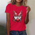 thumbnail image 5 of VKOYWKM Womens Valentines Day Tshirts Romantic Love Graphic Tees Short Sleeve Casual Crew Neck Holiday T Shirts Classic Romantic Valentine Cute Clothes, 5 of 5