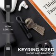 thumbnail image 4 of Cable cargador USB C Rolling Square InCharge X, cable Lightning para smartphone, cargador de cable universal 6 en 1, conector USB, negro, 100 W, 4 of 6