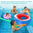 thumbnail image 4 of Flotadores inflables para piscina, juguetes inflables para piscina de playa de verano, cama flotante suave y duradera para nadar con tiburones, 4 of 7