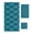 Blue, variant on Orange Stripes Bath Towels for Bathroom Set,Luxury Microfiber Towels Gifts for Women,Quick Dry Beach Kitchen Hand Hair Face Towel and Dish Washcloth,Simple Geometric Modern Monochrome Towels+Set