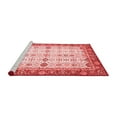 thumbnail image 2 of Ahgly Company Machine Washable Indoor Round Oriental Red Traditional Area Rugs, 6' Round, 2 of 4