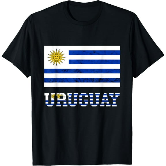 t-shirt Uruguayan Flag Sun Uruguayan Pride Charrúa People Uruguay T-Shirt mens,black,women,funny,men,journey,Crew Neck, Short Sleeve,printing