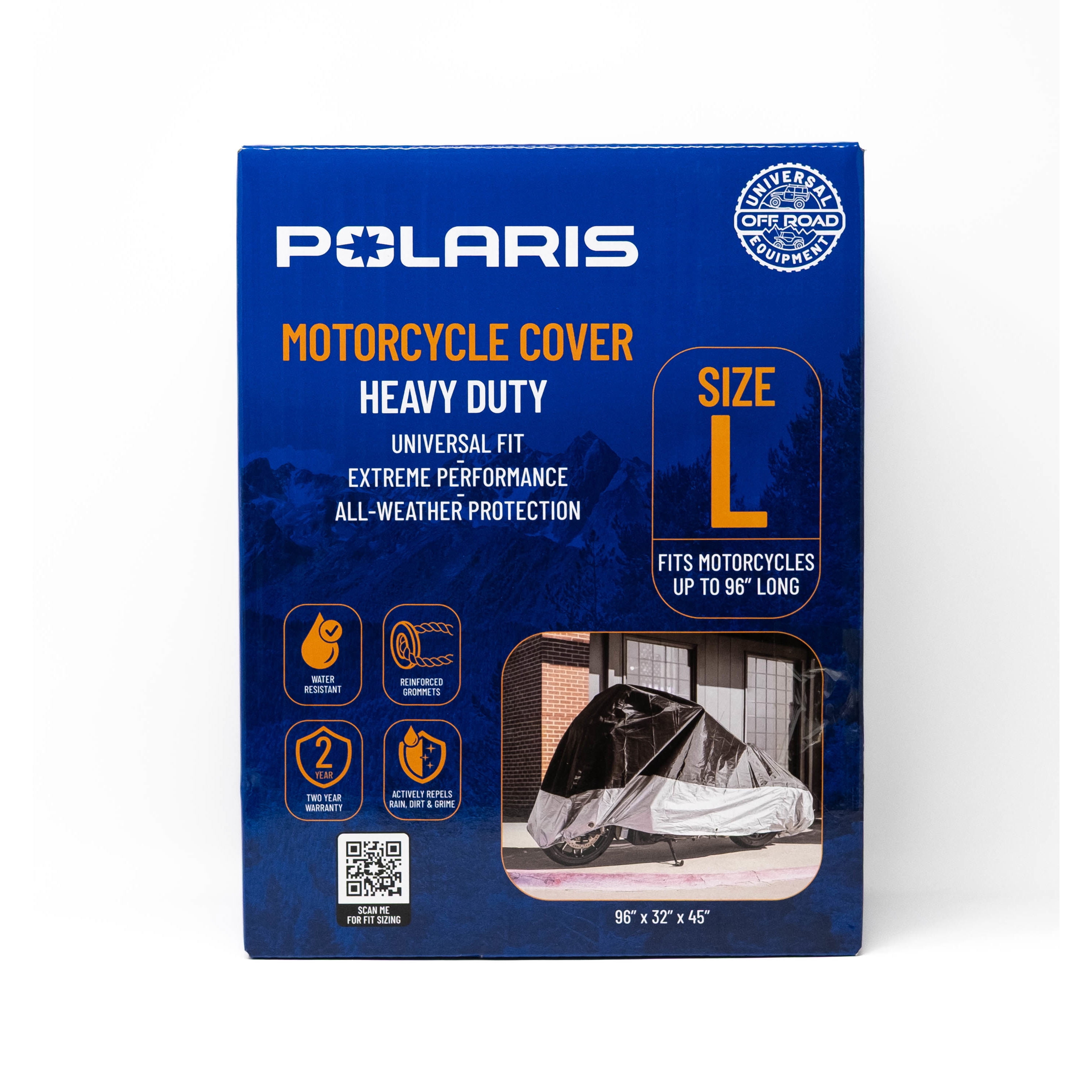 Polaris Heavy Duty Motorcycle Cover- Large up to 96"