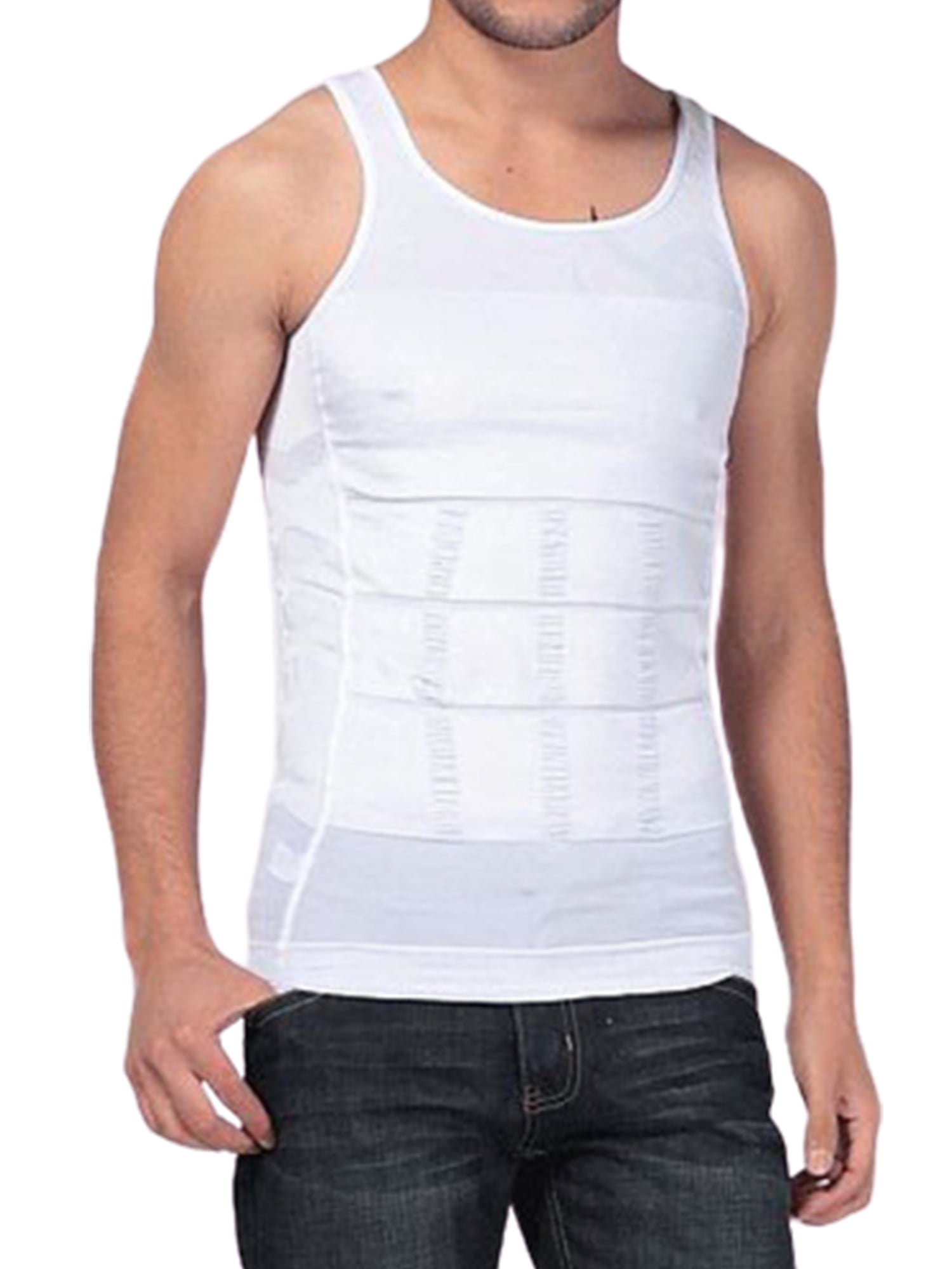 DRASHOME Men Chest Shape Vests Male Control Breast Gynecomastia  Professional Tank Top Correct Corset Compressing Compression No.2