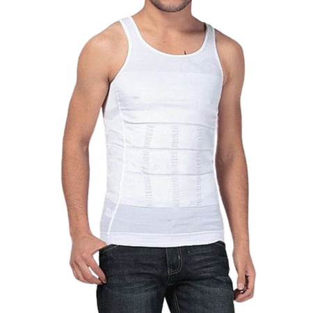 

MERSARIPHY Men Body Slimming Tummy Shaper Vest Waist Girdle Shirt