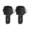 thumbnail image 3 of Ankle Strap,Ankle Strap for Cable Machine Kickbacks,Glute Workout Ankle Cuffs Lower Body Exercise Gym,Adjustable Leg Ankle Strap Strength Training,Comfortable Cable Machine Black With Grid, 3 of 8