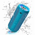 thumbnail image 1 of wonima11 Portable Bluetooth Speaker, 40W Loud Sound and Deep Bass, IPX7 Waterproof, True Wireless Stereo, Bluetooth 5.3, Colorful Flashing Lights, Preset EQ, USB Play, for Home, Outdoor, Party, Black, 1 of 1