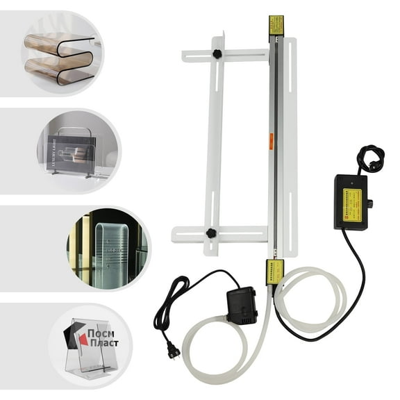 1000W 110V Acrylic Heat Bending Machine 24 inch PVC Strip Heater Bender with Bracket 0-100%(0-420°C)/32-752°F Adjustable Temperature