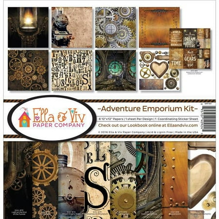 UPC: 0895707409245 | Reminisce EAV924 12 x 12 in. Ella & Viv Collection Kit – Adventure Emporium