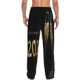 thumbnail image 3 of Balery Happy New Year 2024 (2) print Men's Pajama Pants,Ultra Lightweight Pjs,Lounge Pant-X-Large, 3 of 9