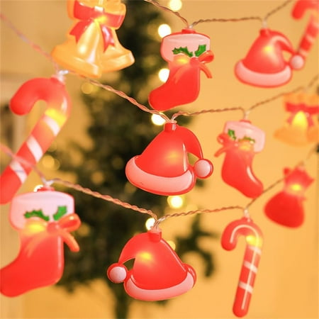 

ZAGHNRENJ LED Lights String Christmas Scene Decoration Lights Photo Props Fireplace Hanging Valentine’s Day Decor String Lights Indoor Outdoor Party Children s Room Bar Ambient Colored ABM-073