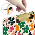 thumbnail image 6 of FORMRS Acrylic Clipboard with Low Profile Clip Standard A4 Letter Size, 12.5" x 9", Floral Blooms, 6 of 8