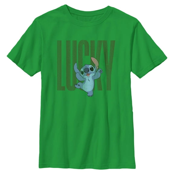 Boy's Lilo & Stitch Lucky Experiment Graphic T-Shirt