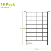 19-Panel Square 20ft Connecting Garden Fence ، 19x13 لكل منهما