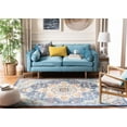 thumbnail image 5 of SAFAVIEH Madison Dalia Oriental Area Rug, Blue/Light Blue, 5'3" x 7'6", 5 of 15