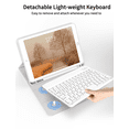 thumbnail image 3 of Aoub Keyboard Case for iPad 6th / 5th Generation 2018/2017 9.7 Inch, iPad Air / Air 2, Magnetic Detachable Wireless Bluetooth Folio Stand Rechargeable Keyboard Cover with Pencil Holder, Grey, 3 of 8