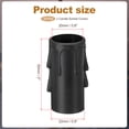 thumbnail image 2 of Uxcell 2 Inch Tall Candle Covers Sleeves 10Pcs Plastic E12 Chandelier Socket Sleeves Drip Candle Socket Covers Bulb, Black, 2 of 7