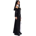 thumbnail image 3 of Disfraz de monja de Halloween ML Disfraz de monja de carnaval mascarada cosplay María, 3 of 5