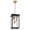 brass black, variant on Melucee Outdoor Pendant Light Fixtures, 3-Lights Exterior Hanging Lantern, Black Brushed Large Outdoor Hanging Porch Light with Clear Glass Shade