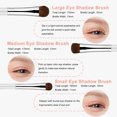 thumbnail image 4 of Beleza, Cuidado e Higiene Juego de 7 brochas para sombra de ojos, brochas para maquillaje de ojos, brocha para sombra de ojos Labymos Natural, 4 of 7