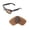 Brown, variant on Walleva Brown Polarized Replacement Lenses for VonZipper FULTON Sunglasses