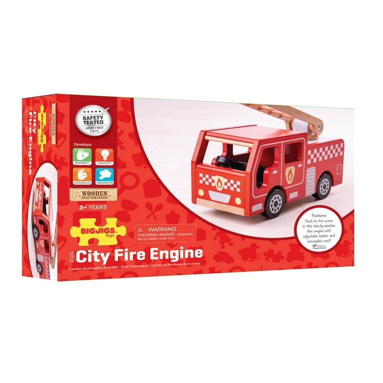 Bigjigs Toys City Fire Engine