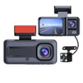 Save Big Now, ThreeLens Dash Cam, HighDefinition 1080P with RealTime