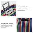 thumbnail image 3 of Fotbe Mexican Blanket stripes Luggage Cover Protector, Suitcase Protector，Scratch and Dirt Resistant, Fits 18-32 Inch Luggage-Medium, 3 of 7