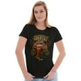 thumbnail image 3 of Country Strong Western Rodeo Cowgirl Womens Slim Fit Graphic Tee Brisco Brands S, 3 of 5