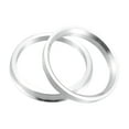thumbnail image 5 of Unique Bargains 2 Pcs 60.1mm to 64.1mm Universal Car Hub Centric Rings Silver Tone, 5 of 6