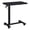 Black, variant on Coaster Westpark Adjustable C-Shape Side Table with Casters in Dark Pine