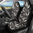 thumbnail image 2 of Yuyamidu Bat Front Car Seat Covers Cobweb Automotive Seats Cover Fit for Most of SUV, Sedan, Truck Waterproof Bucket Seat Cover Auto Interior Sets, Halloween, 2 of 7