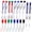 Multicolor, variant on Precision Tip Quick-Dry Oil-Based Marker Pen, 10pcs Long Reach Deep Hole Markers Waterproof Permanent Pens for Wood Metal Construction