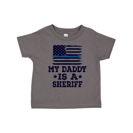 

Inktastic Daddy Is A Sheriff Law Enforcement Gift Toddler Boy or Toddler Girl T-Shirt