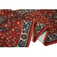 thumbnail image 6 of Traditional Medallion Oriental Design Red Color Rug Runner Printed Slip Skid Resistant Rubber Back 2 x 7 Runner Rug(Red, 23" x 7'), 6 of 8