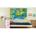 thumbnail image 2 of Tiptophomedecor Stretched Canvas World Map Art - Children's Map Wide - Stretched & Framed Ready To Hang Art, 2 of 3