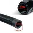 thumbnail image 6 of Cabtherlyn 2pcs 6AN 45 Degree and 2pcs 90 Degree Swivel Hose End Fitting for Braided CPE Fuel Oil Gas Line Hose AN6 Adapter Aluminum Black, 6 of 6