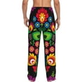 thumbnail image 3 of Daiia Traditional Floral Polish Men's Sleep Pant with Pockets and Drawstring,Pajama Pants-Medium, 3 of 9
