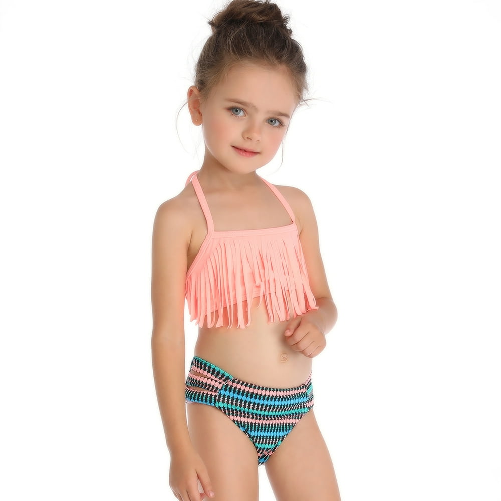 Topchances TOPCHANCES Fancy Daughter Swimwear Two Piece Bathing Suits