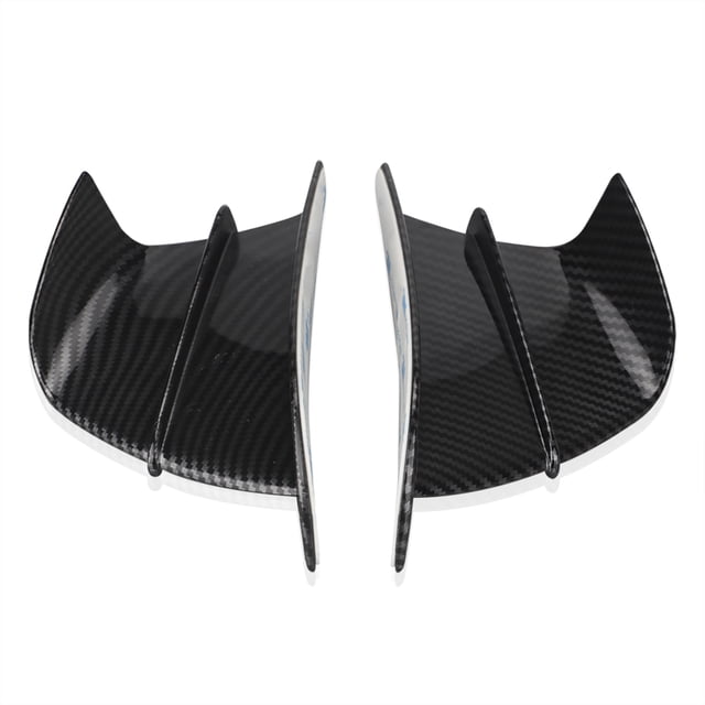 Deflectores De Aire De Carenado Ajustables De Alta Para Parabrisas De Motocicleta, Función De Protección De Alas Laterales, Fácil De Instalar Para Motocicleta Universal 2 Uds. Guardurnaity VI009470-02