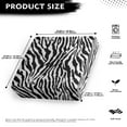 thumbnail image 4 of Renewold Zebra Print Sofa Seat Cushion Slipcover Elastic Soft Couch Slipcover Spandex Separate Armchair Slipcover Pet Friendly for Living Room Home Decor, S, 4 of 5