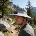 thumbnail image 5 of Solar USB Fan Bucket Hat, Summer Solar USB Dual Charging Fisherman Fan Hat, Men’s Strong Wind Portable Cooling Hat, Sun Hat for Outdoor Fishing Camping Hiking and Travel, 5 of 8