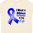 thumbnail image 4 of Inktastic Colon Cancer Ribbon Hero in My Life Boys or Girls Toddler T-Shirt, 4 of 5
