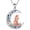 Fine, variant on Animal Necklace 925 Sterling Silver Cat/Fox/Bat Moon Pendant Necklace Birthday Christmas Gifts for Women