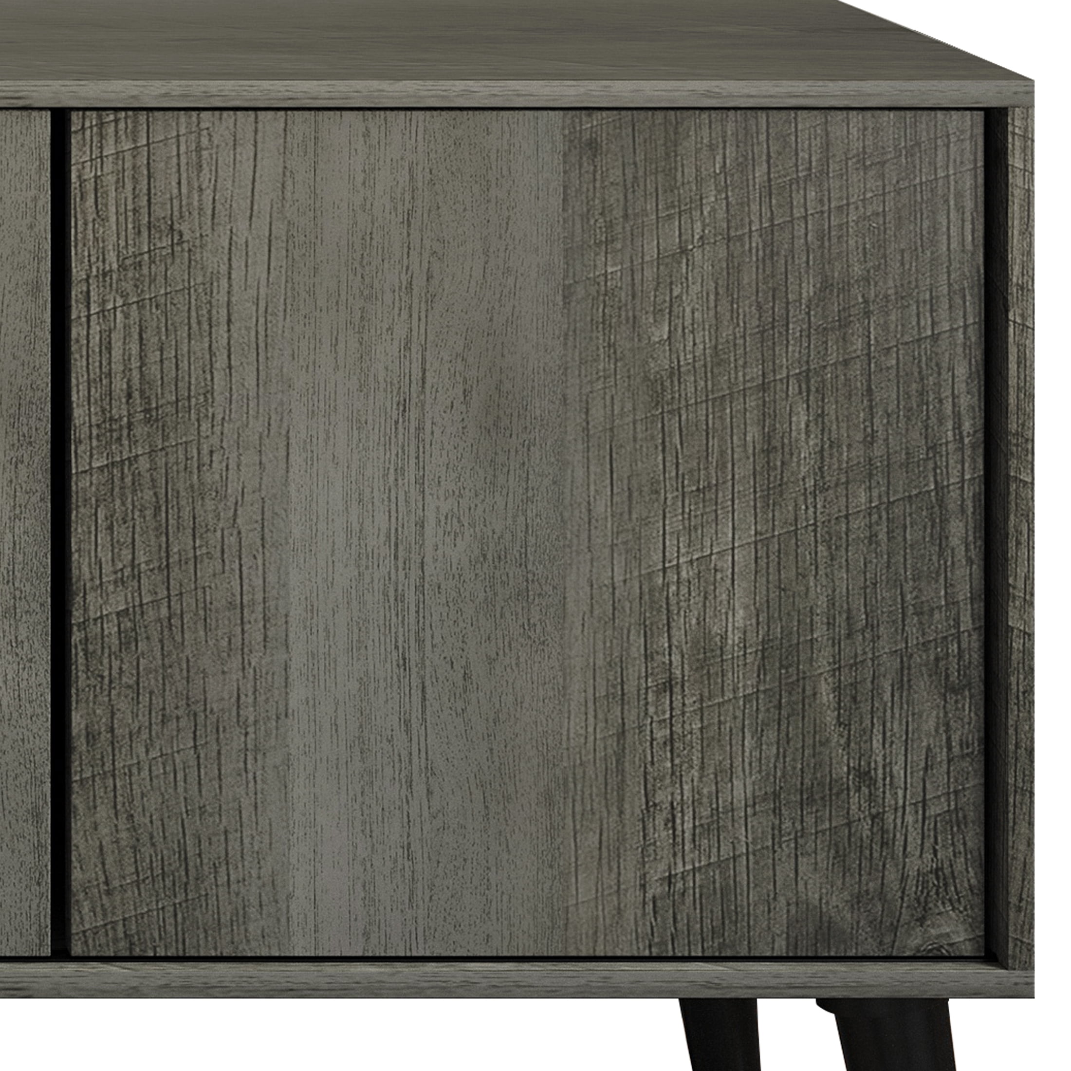 Castle Place Comtemporary TV Stand Console for TVs up to 65", Grey