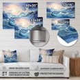 thumbnail image 4 of Designart "Celestial Ice Antartica I" Winter Landscape Metal Wall Art, 4 of 5